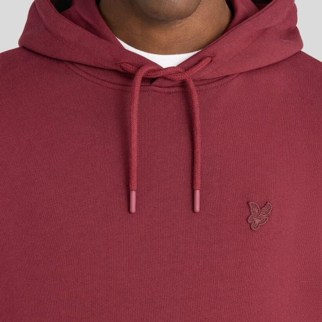 Lyle & Scott Superfine Hoodie Bordeaux