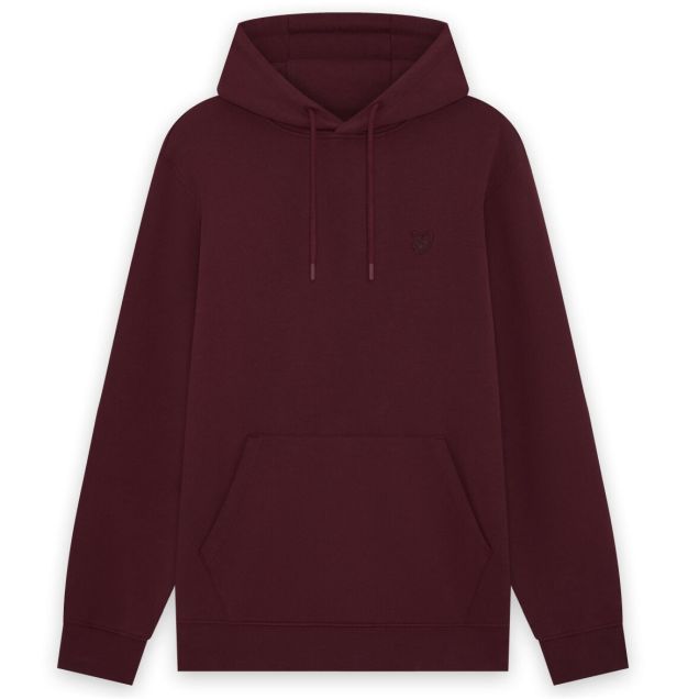 Lyle & Scott Superfine Hoodie Bordeaux
