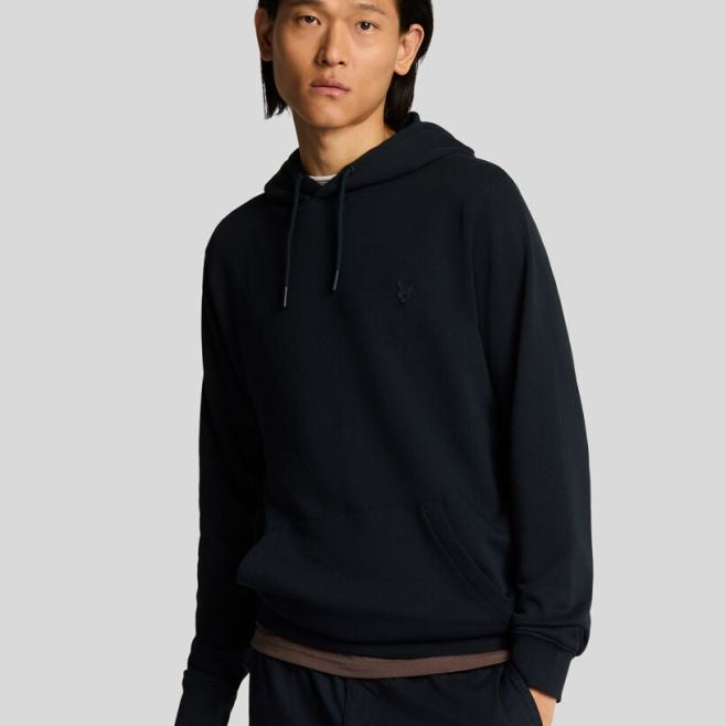 Lyle & Scott Superfine Hættetrøje Navy