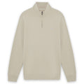 Lyle & Scott Superfine Quarter Zip Sweater Lysegrå