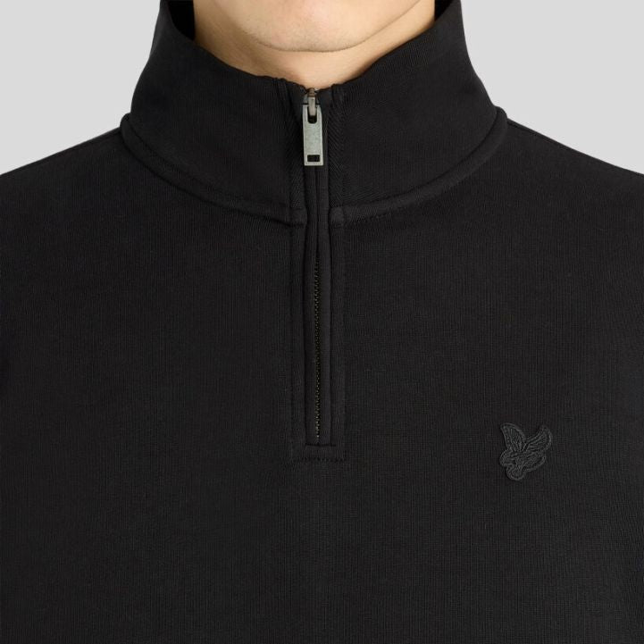 Lyle & Scott Superfine Quarter Zip Sweater Sort