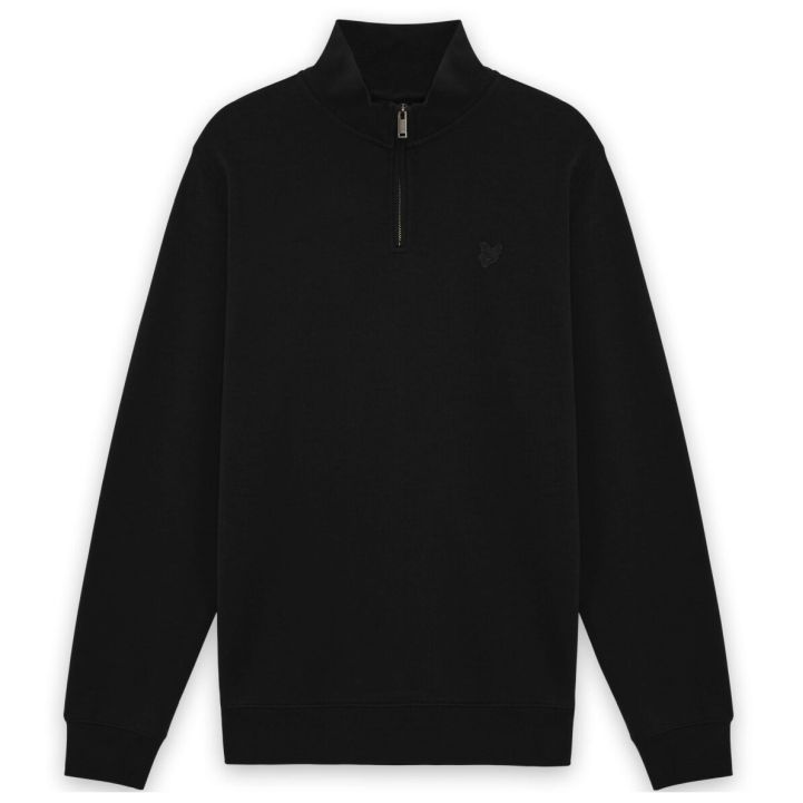 Lyle & Scott Superfine Quarter Zip Sweater Sort