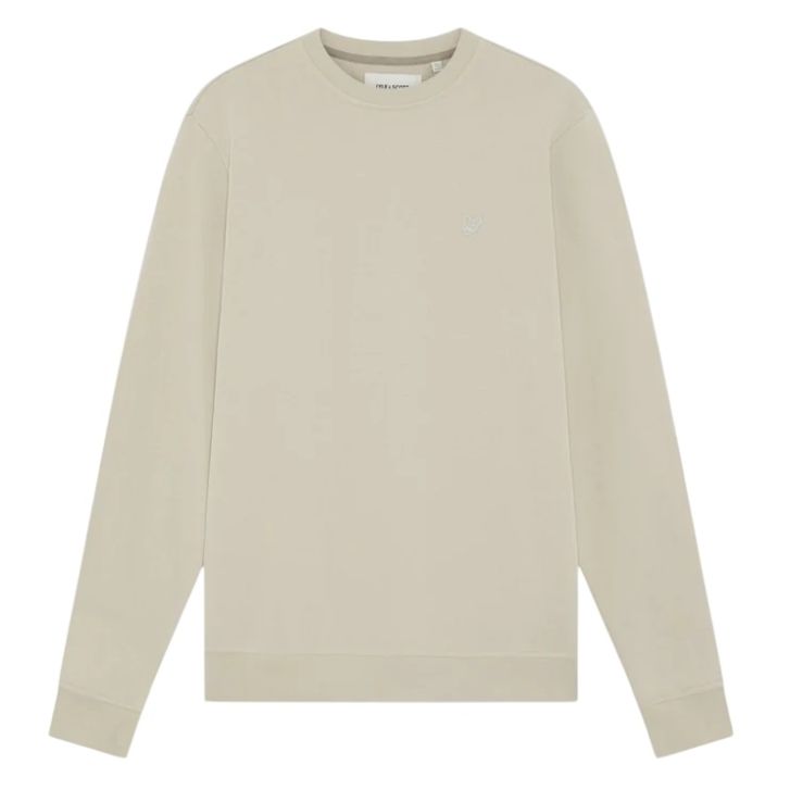 Lyle & Scott Superfine Sweater Lys grå