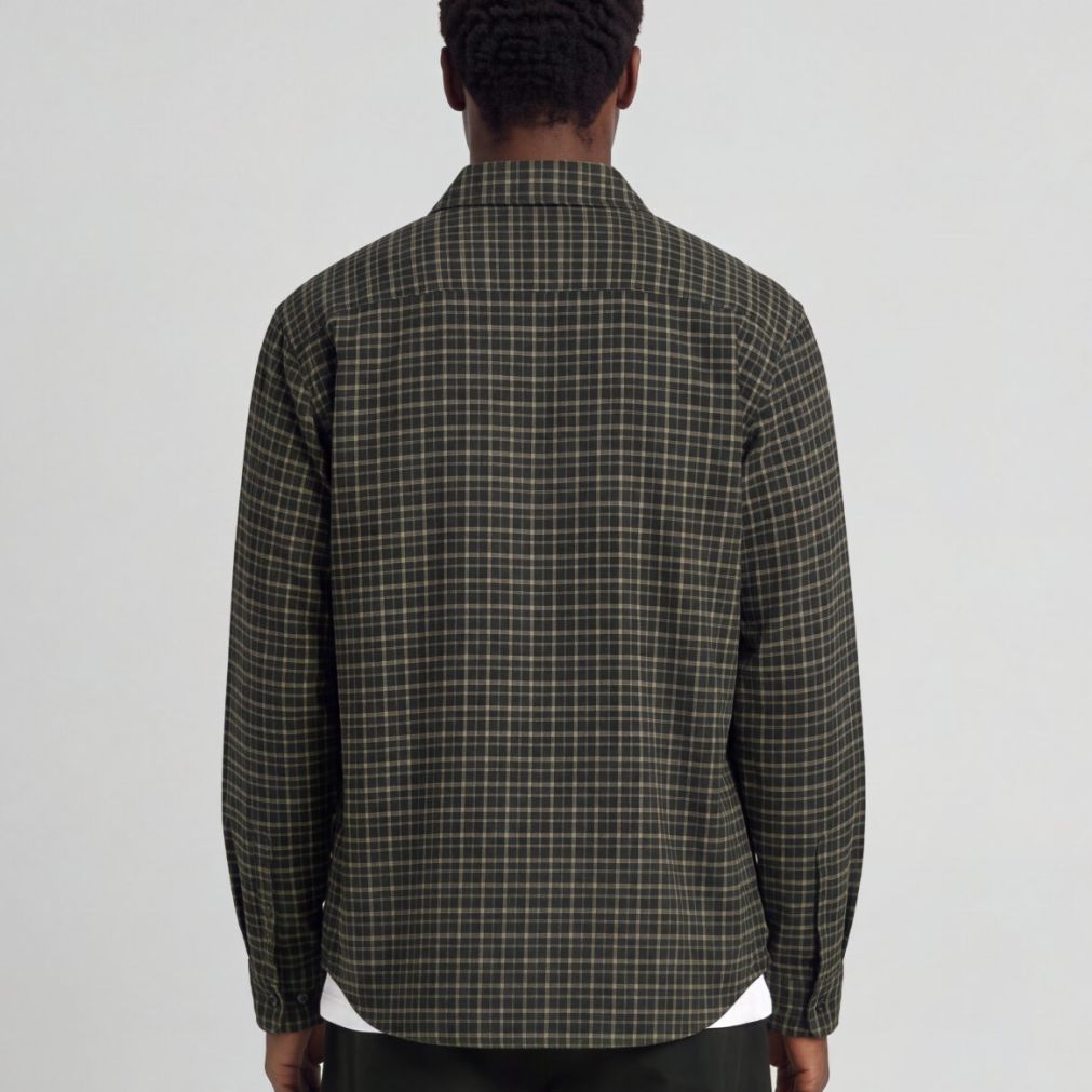Lyle & Scott Tartan Flannel Skjorte Sort
