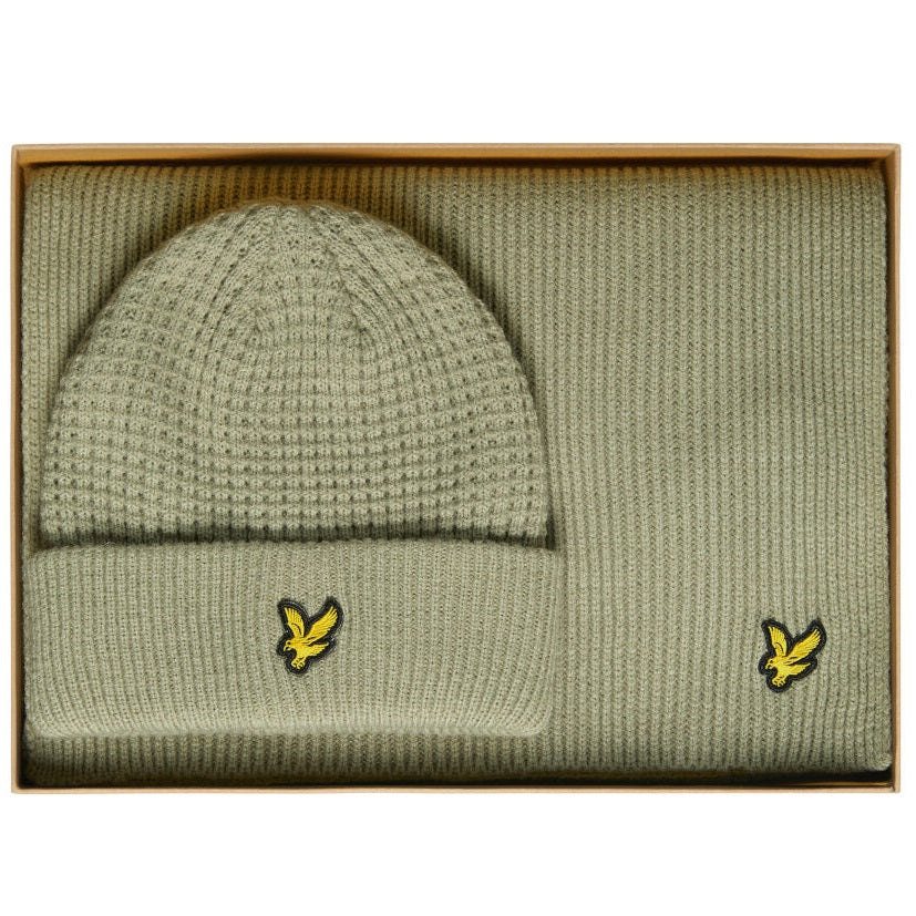 Lyle & Scott Waffelsæt til vinter Mørkegrøn