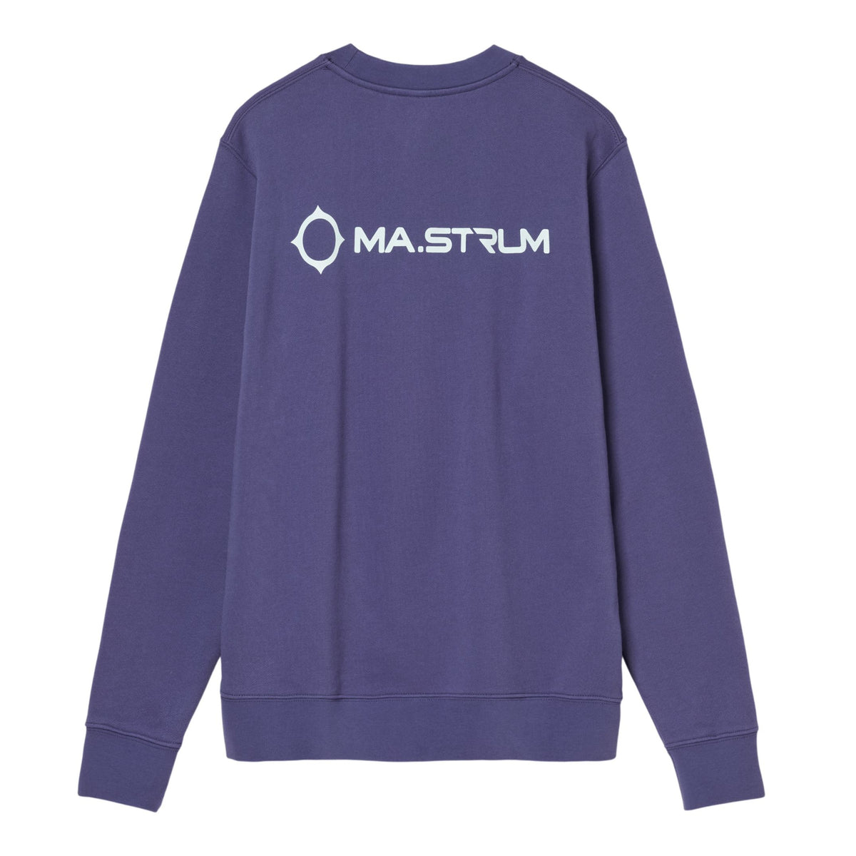 Ma.Strum Aster rygprint sweater blå