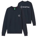 Ma.Strum Aster Back Print Sweatshirt Navy