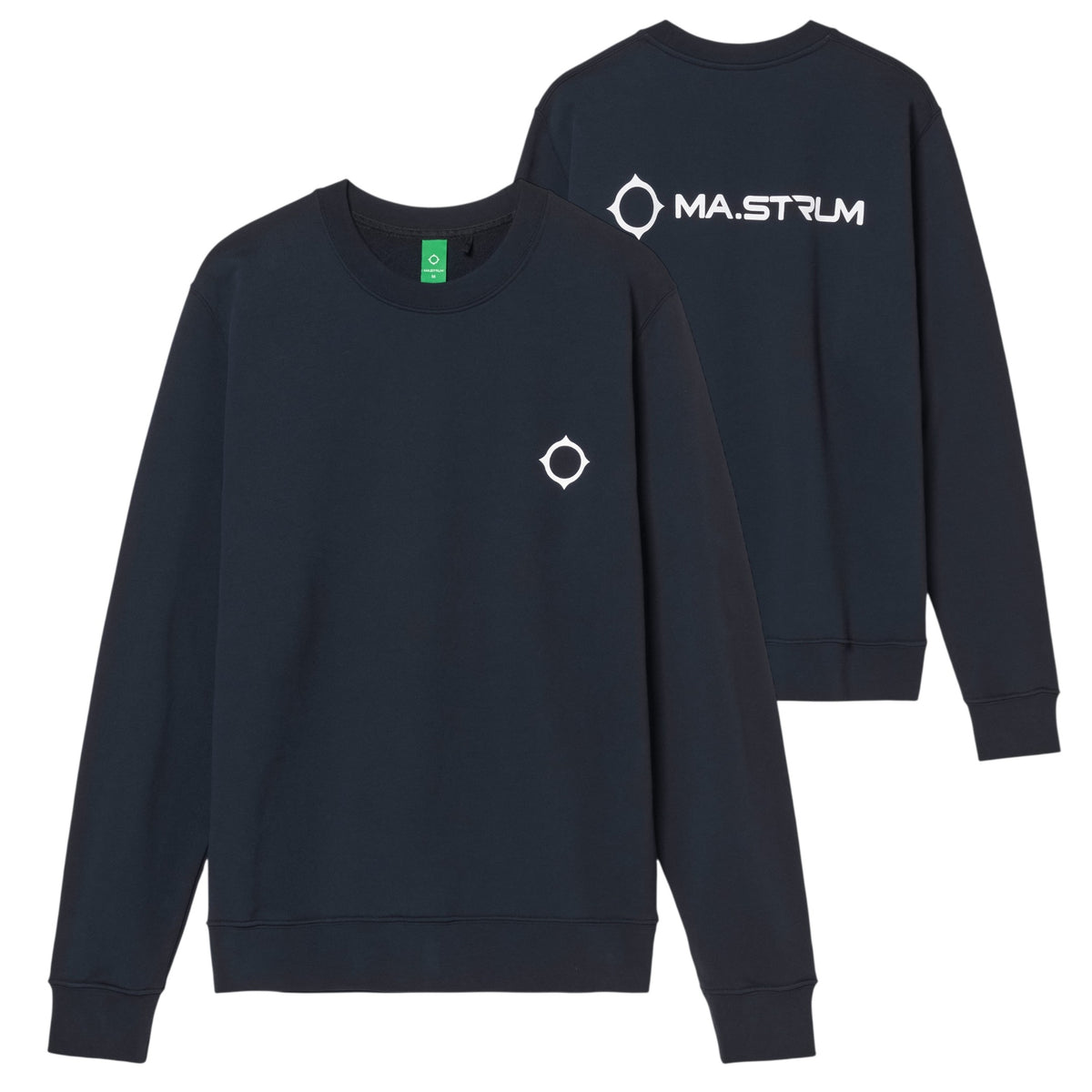 Ma.Strum Aster Back Print Sweatshirt Navy