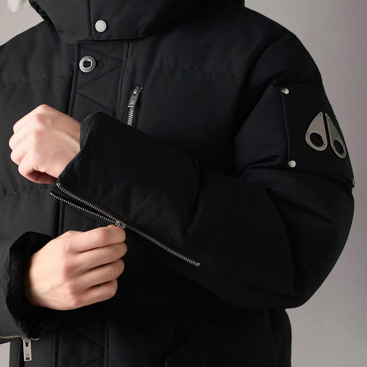 Moose Knuckles Original 3Q Jakke Sort