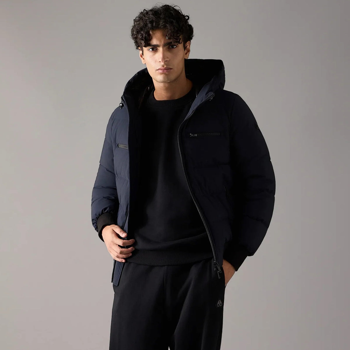Moose Knuckles Soho Bomberjakke Navy