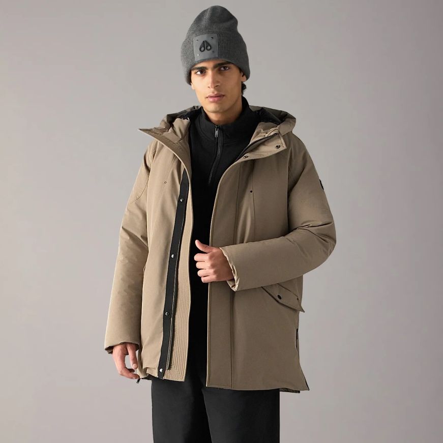 Moose Knuckles West-Ed 3Q dunjakke beige