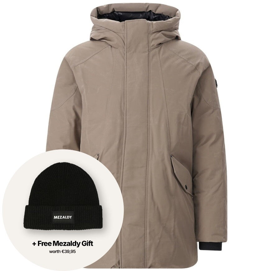 Moose Knuckles West-Ed 3Q dunjakke beige