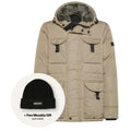 Peuterey Aiptek Pels-parka Beige