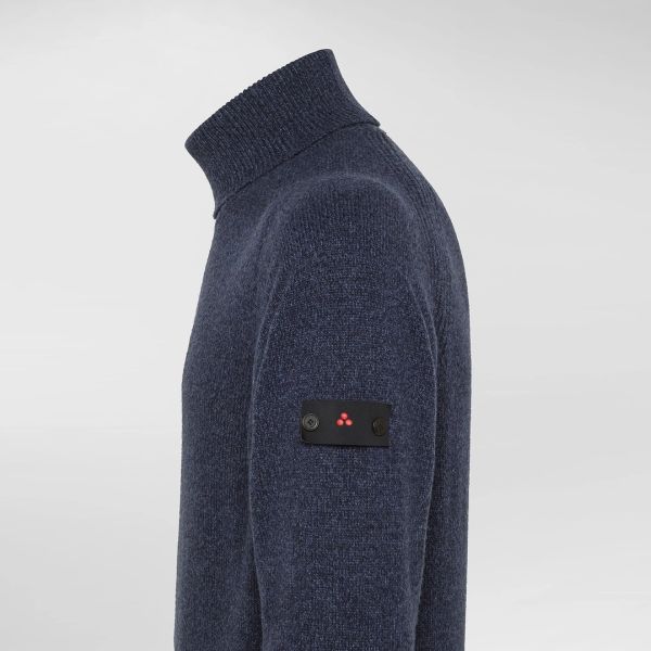 Peuterey Kowal rullekrave-striktrøje navy