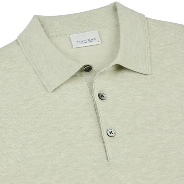 Profuomo Luxury Basic Polo Lysegrøn