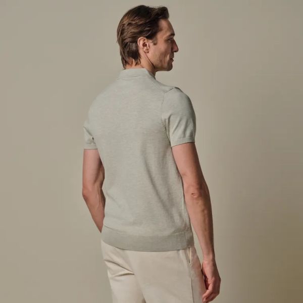 Profuomo Luxury Basic Polo Lysegrøn