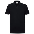 Profuomo Luxury Open Collar Polo Navy