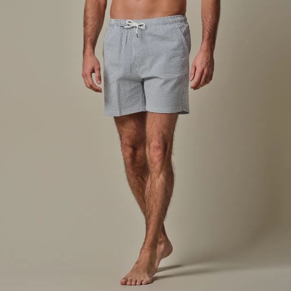 Profuomo Badeshorts Blå/Hvid