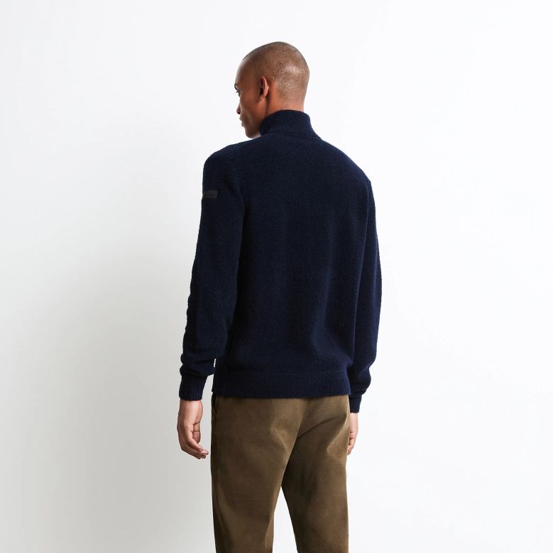 Roberto Ricci Designs Bouclé strikvest navy
