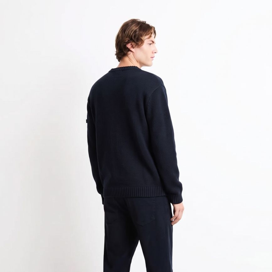 Roberto Ricci Designs Cinematt rundstrikket sweater navy