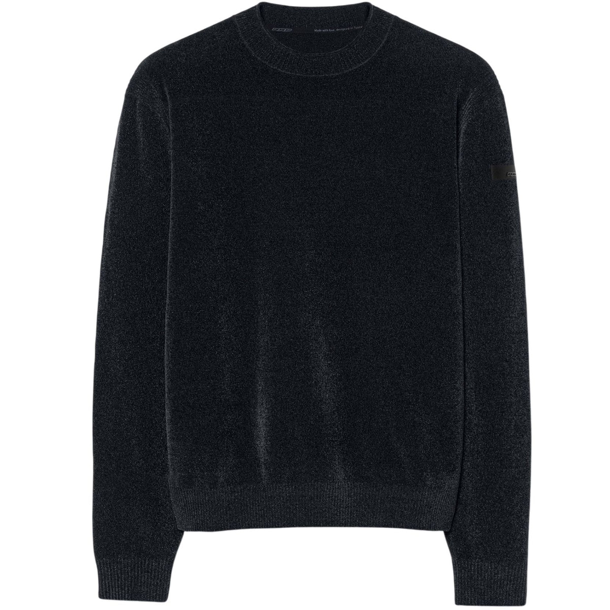 Roberto Ricci Designs Velvet Round Knit Sweater Antracit