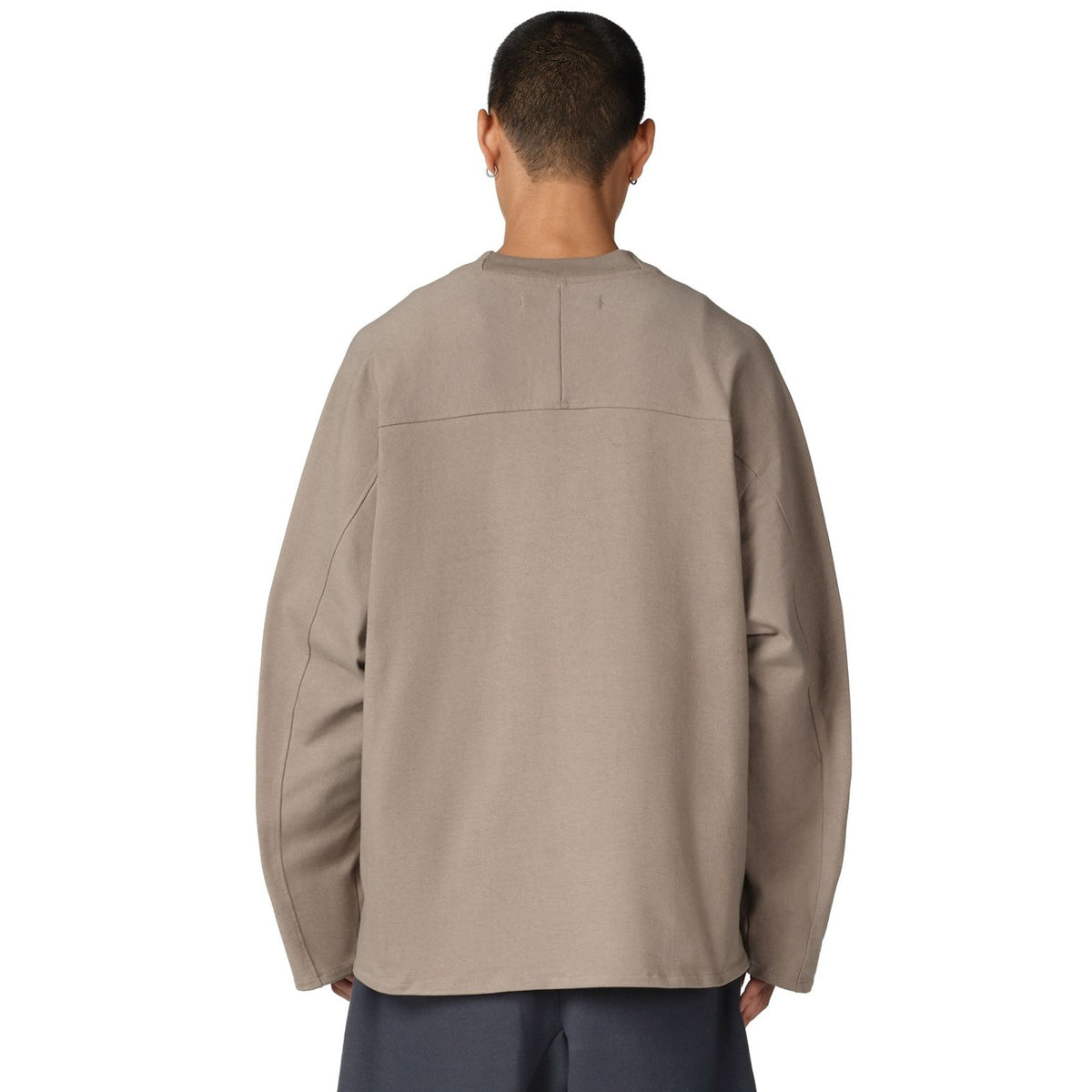 Seventh D7 Studio Langærmet T-shirt Beige