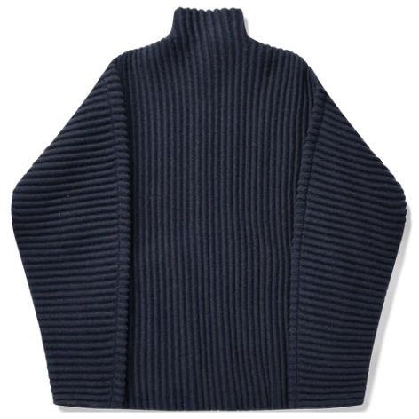 Seventh Globe Ribstrikket cardigan navy