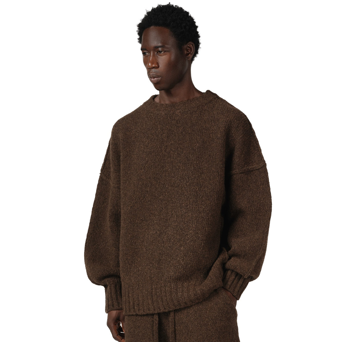 Seventh Wool Knit Sweater Brun