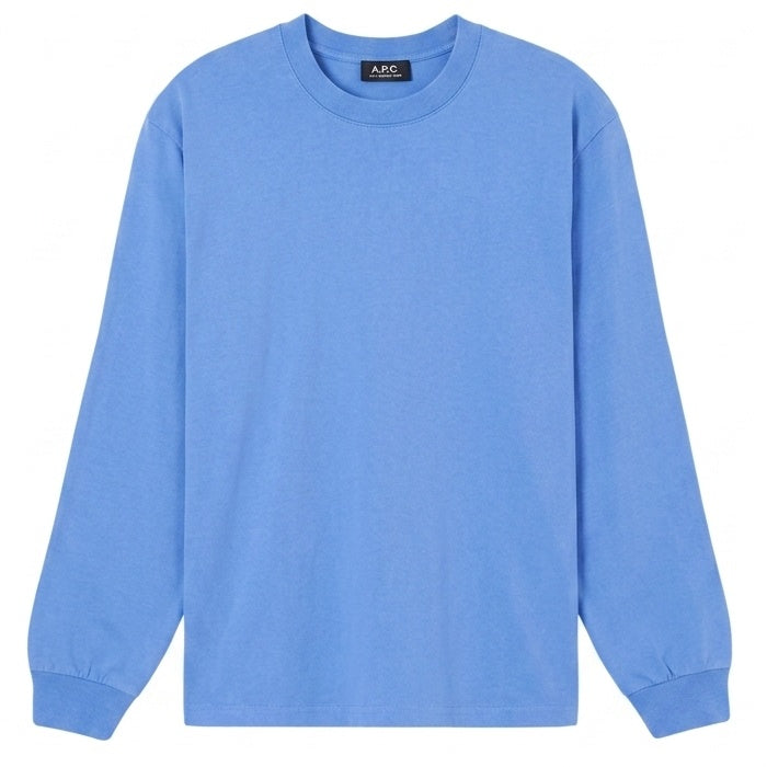 A.P.C. Hiver26 Langærmet T-shirt Blå