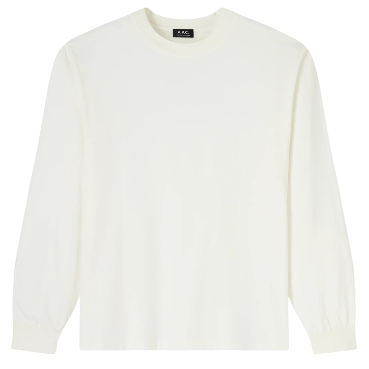 A.P.C. Hiver26 Langærmet T-shirt Off White