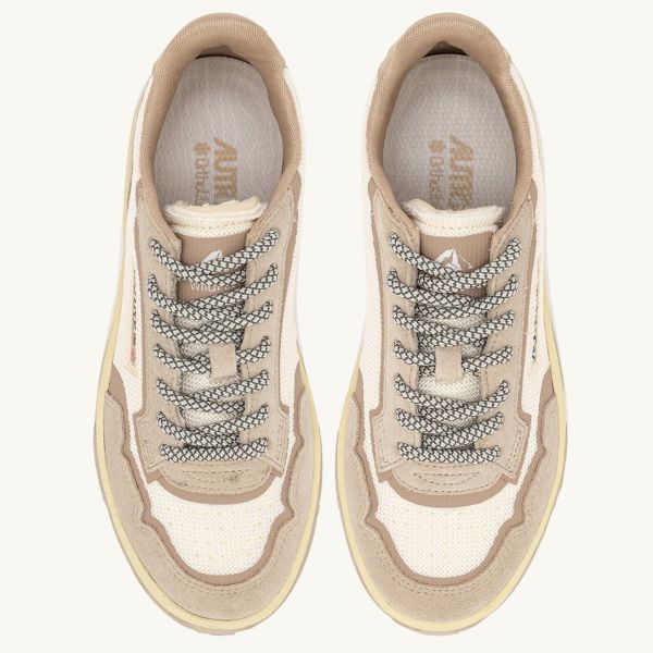 Autry Wildpace Low Sneaker Beige/Wit