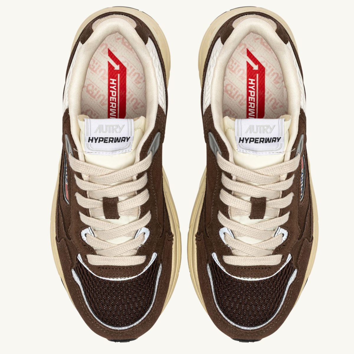 Autry Hyperway Low Sneaker Brun