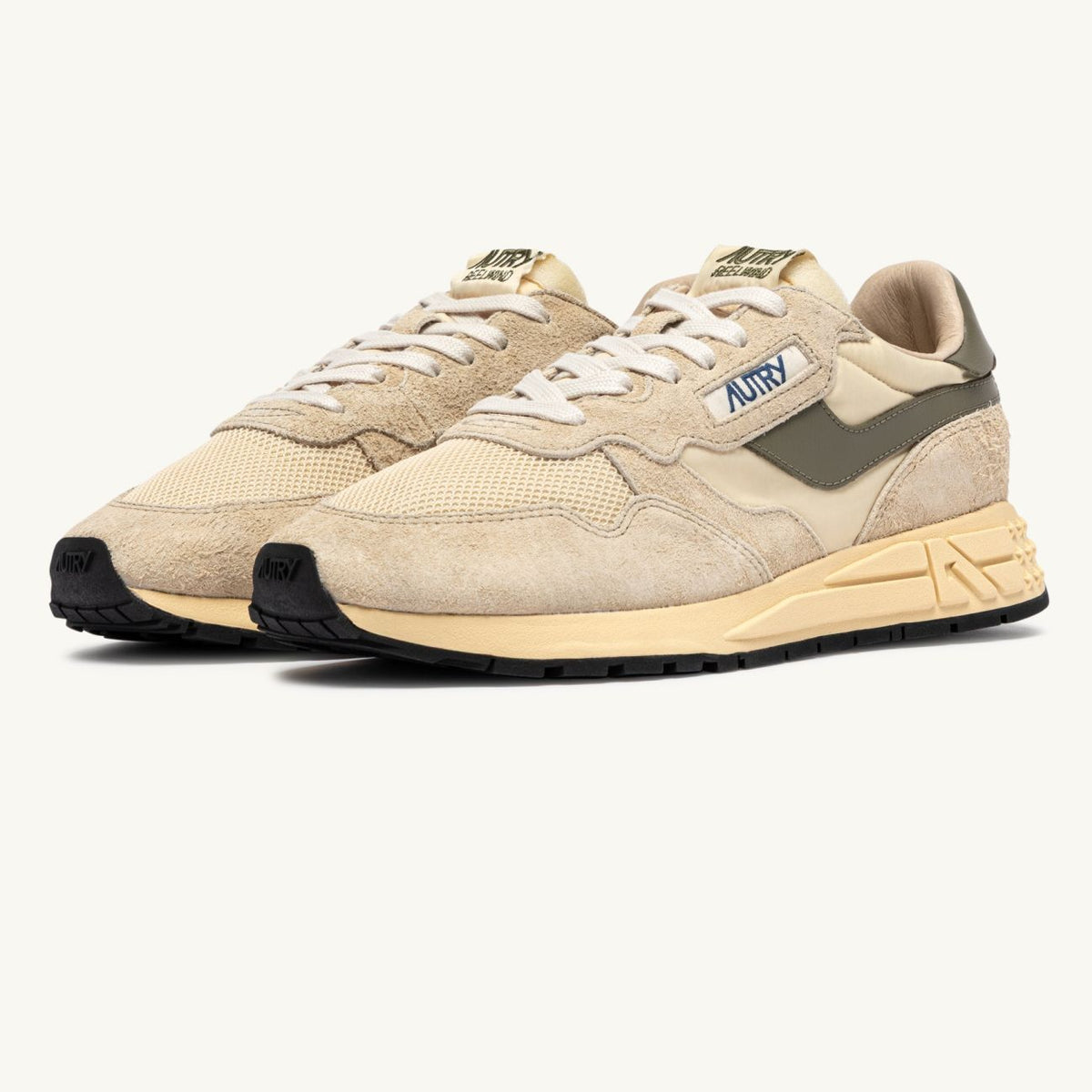Autry Reelwind Low Sneaker Beige/Grøn