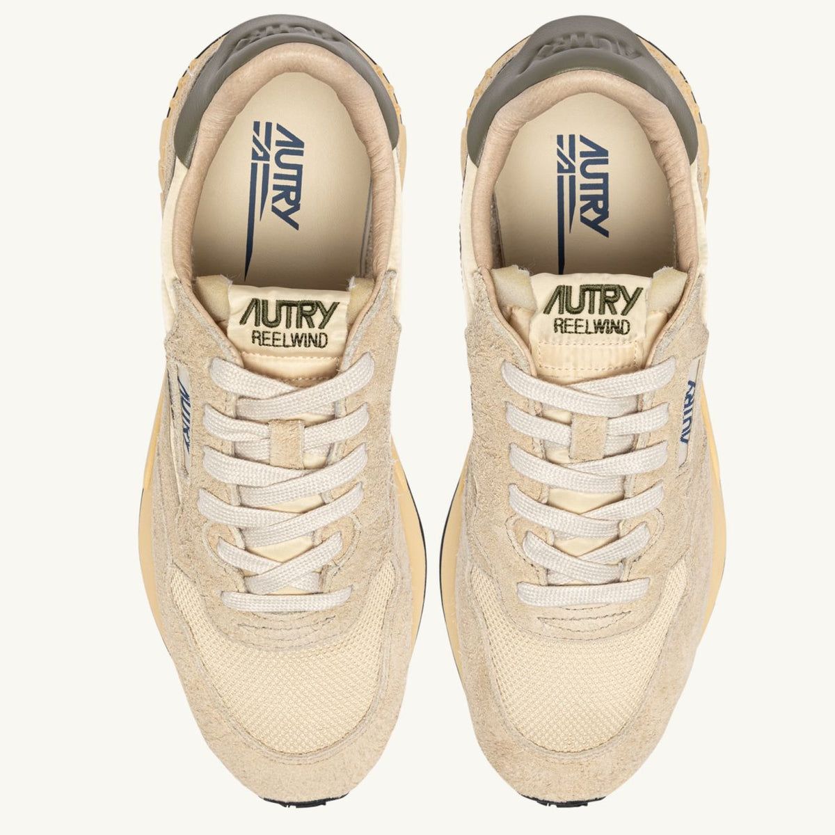 Autry Reelwind Low Sneaker Beige/Grøn