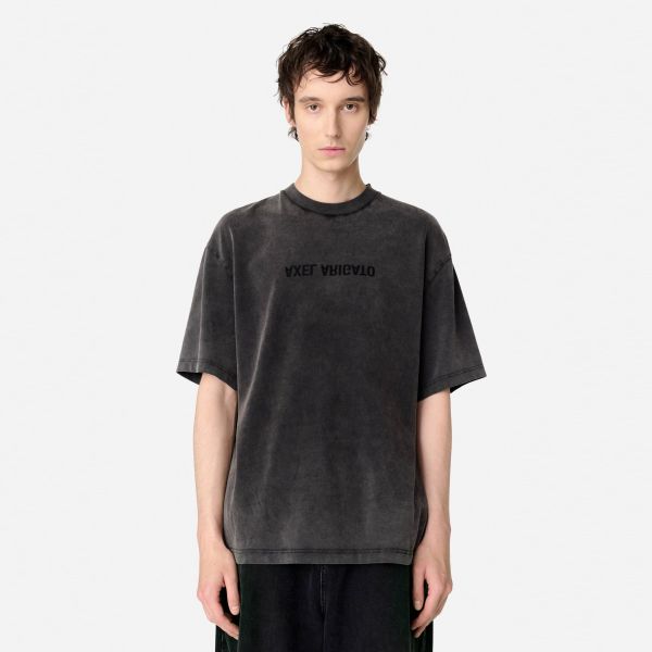 Axel Arigato Distort Washed T-shirt Zwart