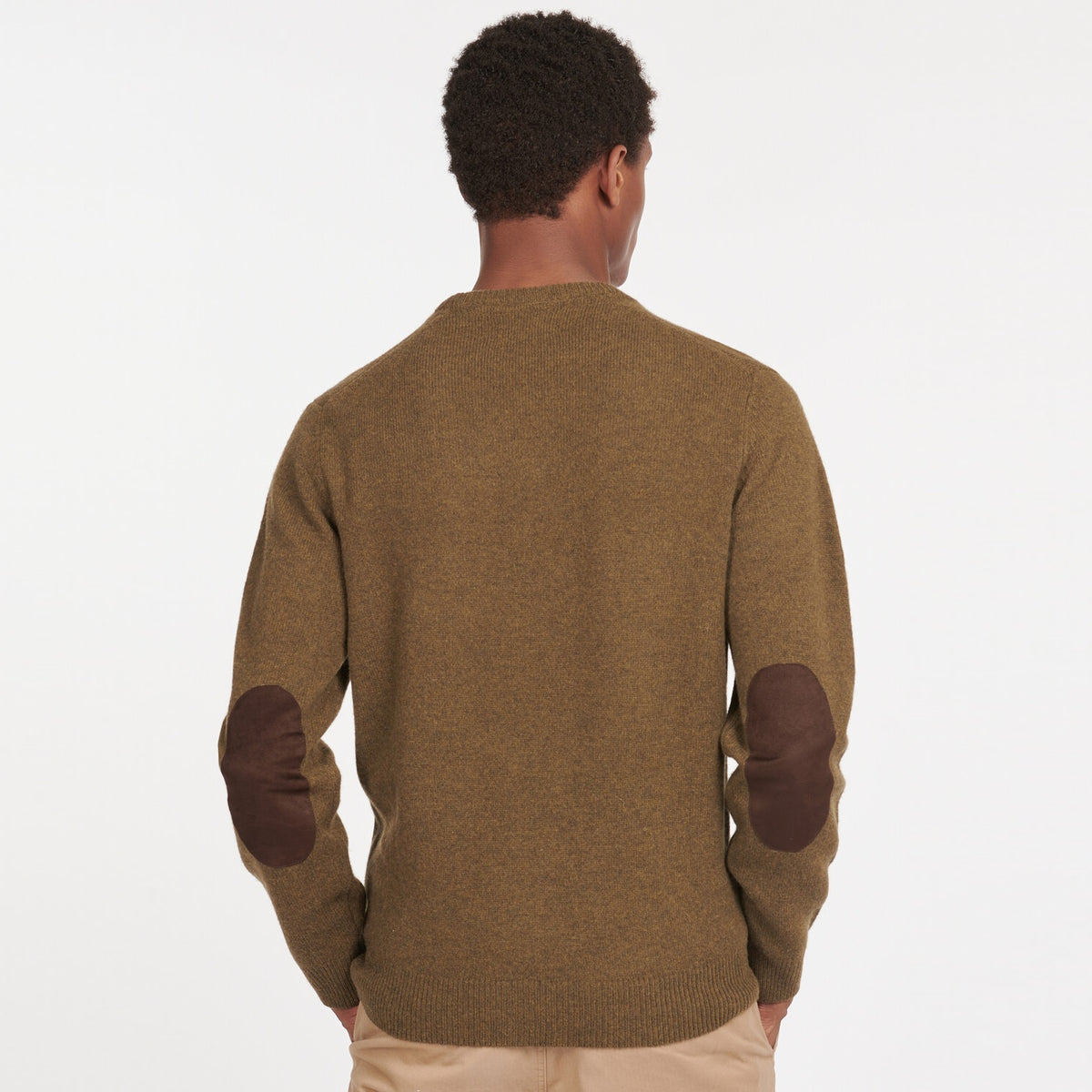 Barbour Essential Patch Sweater Donker Groen