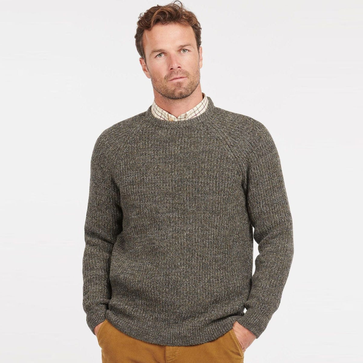 Barbour Horseford Sweater Donker Groen