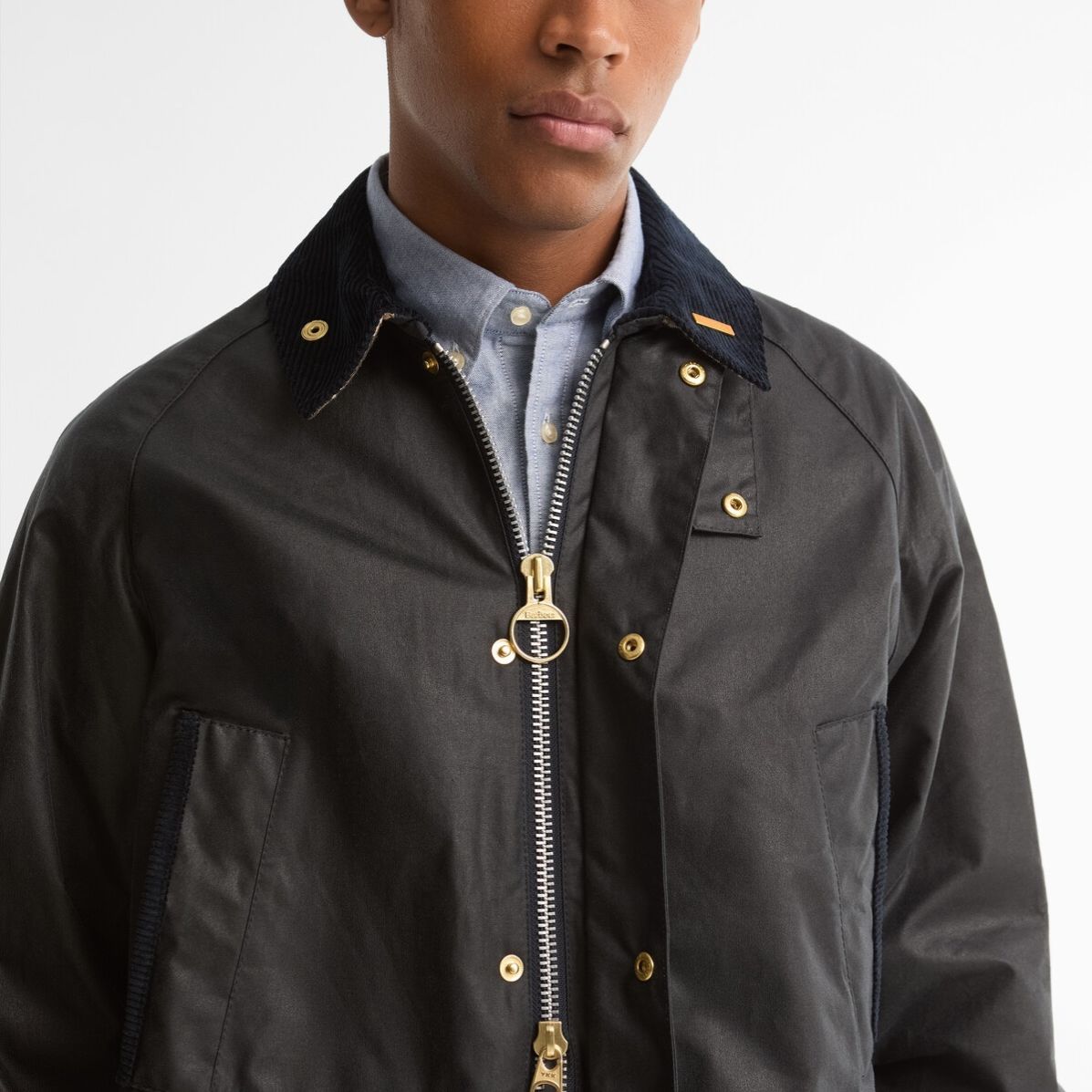 Barbour Icons Bedale Voksjakke Navy