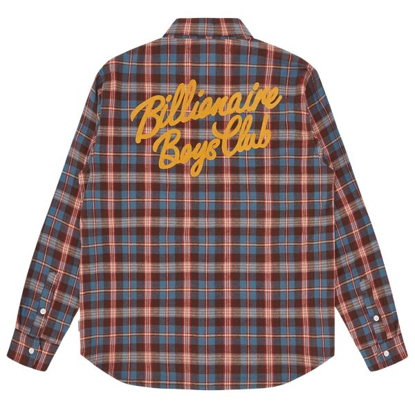 Billionaire Boys Club Check Overhemd Bruin
