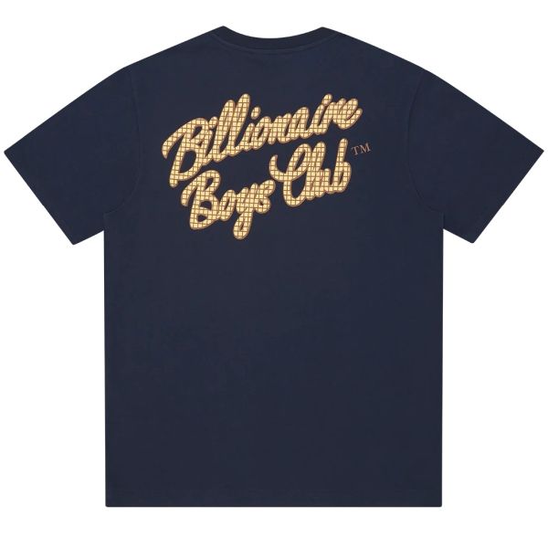 Billionaire Boys Club Script Logo T-shirt Navy