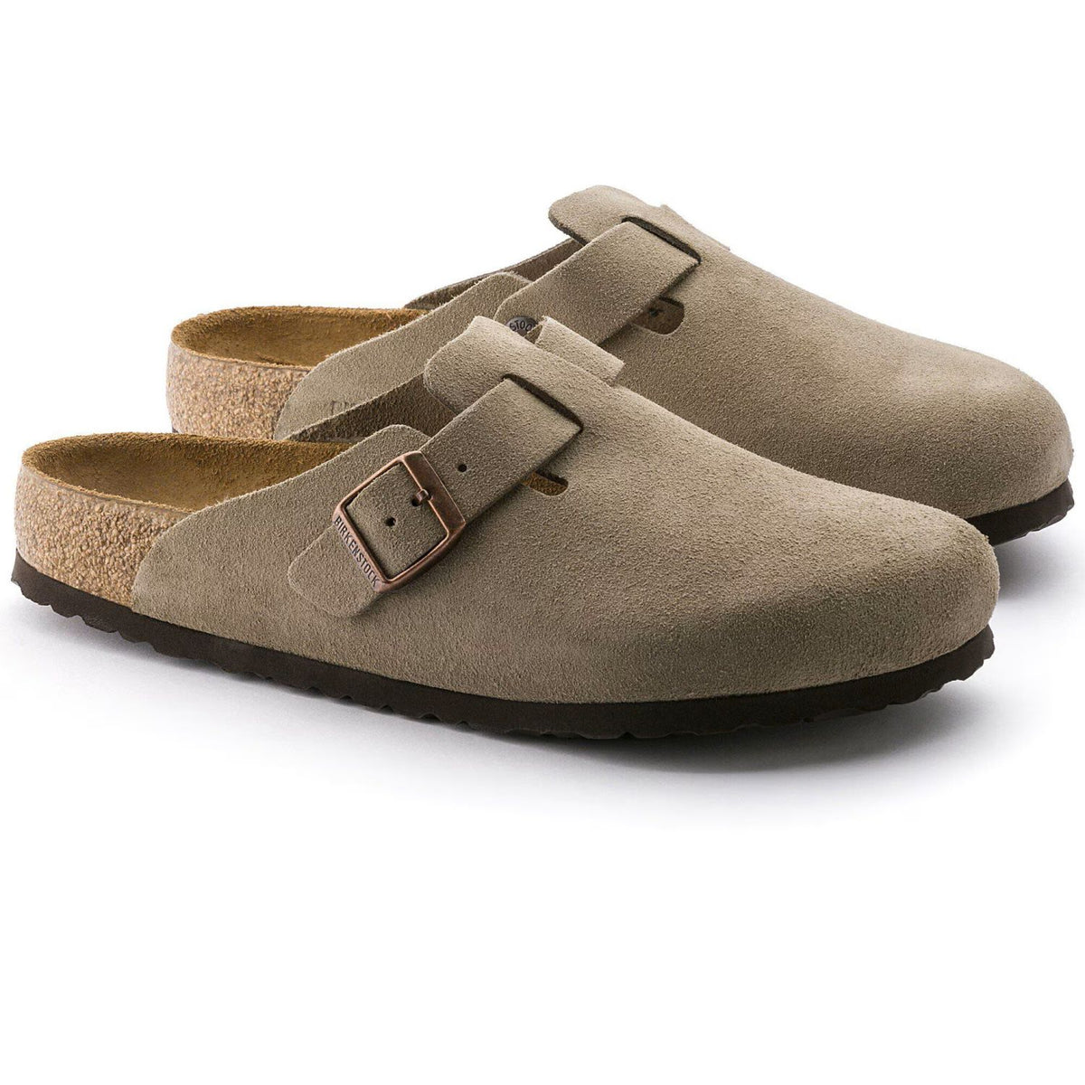 Birkenstock Boston Soft Regular Tøffel Beige
