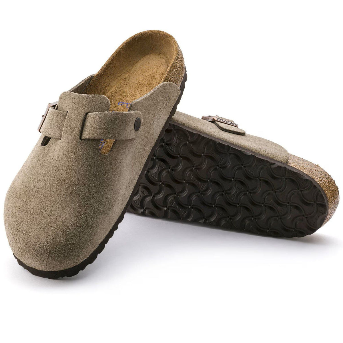 Birkenstock Boston Soft Regular Tøffel Beige