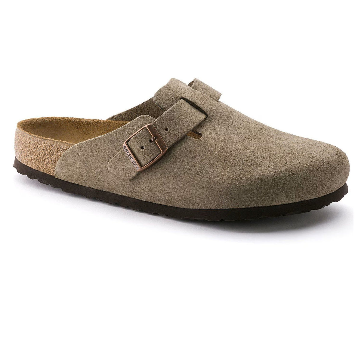 Birkenstock Boston Soft Regular Tøffel Beige