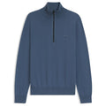 Boss Kanobix Zip Mock Sweater Blauw