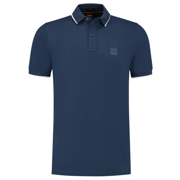 Boss Passertip Polo Donker Blauw