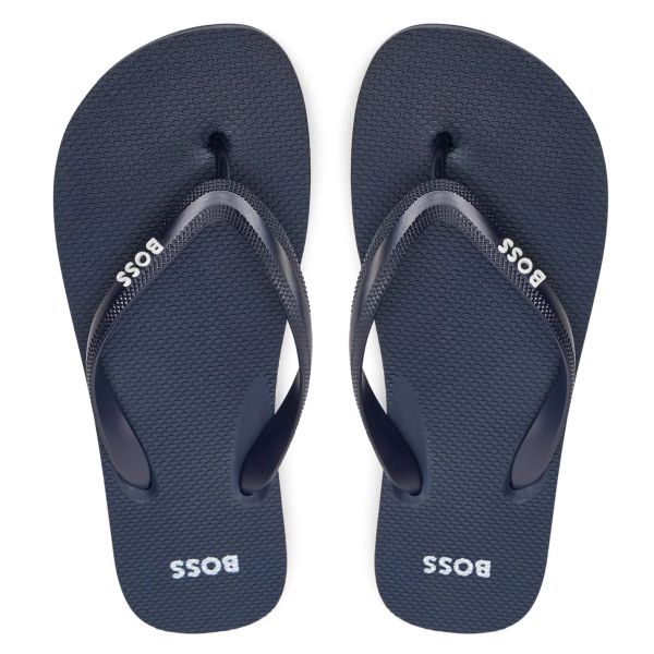 Boss Signature Slippers Navy