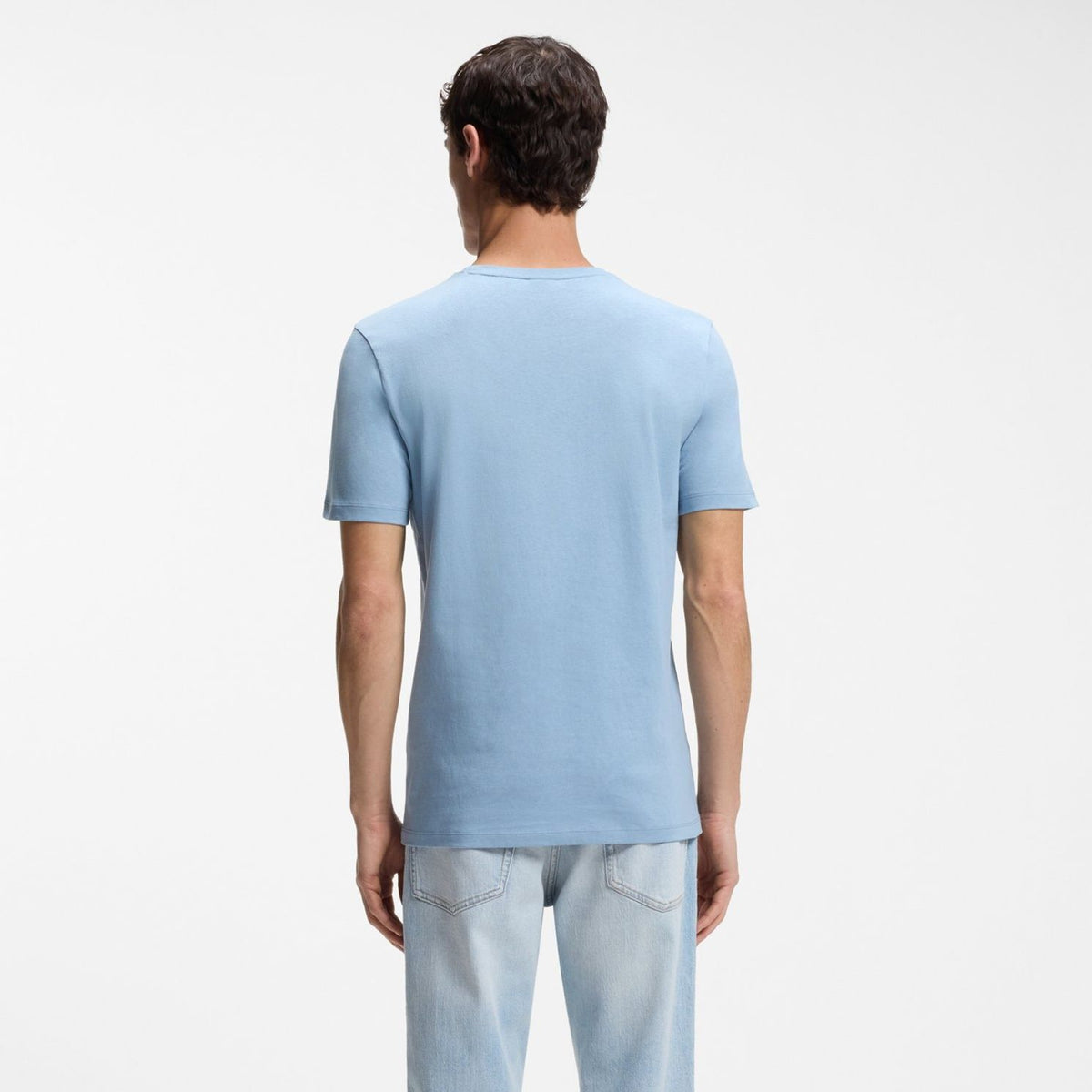 Boss Tales T-shirt Licht Blauw