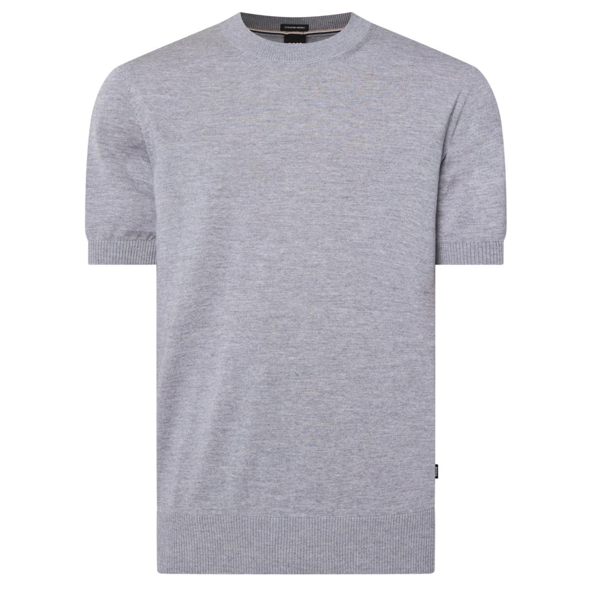Boss Umauro Knitted T-shirt Grijs