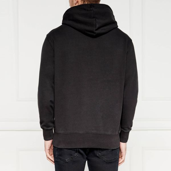 Boss WeDye Hoodie Zwart