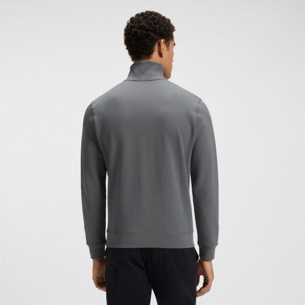 Boss Zetrust Half Zip Sweater Grijs